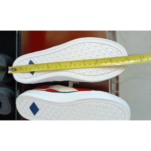 Sperry Top Sider Boat Shoes Stars Stripes Size 7 Womens Olympics Paris STS88152 - Picture 14 of 16